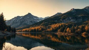 Captivating Reflections and Serene Landscapes photo