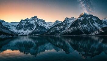 Captivating Reflections and Serene Landscapes photo