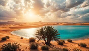 Discover a Vibrant Oasis in the Desert photo
