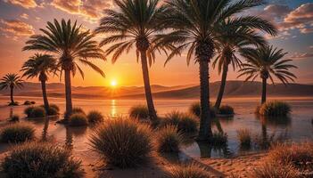 Discover a Vibrant Oasis in the Desert photo