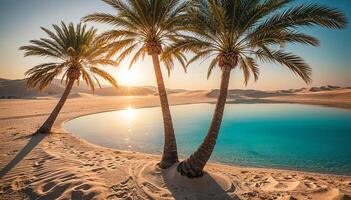 Discover a Vibrant Oasis in the Desert photo
