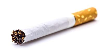 Close-up of a cigarette lit photo