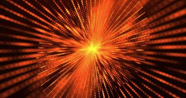 Abstract futuristic swirled background. Spiral surface of particles. seamless looped video