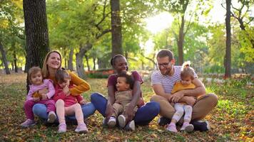 Autumn Embrace. A Tapestry of Family Love video