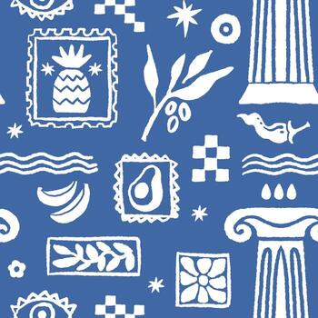 Dom y columnas motivo modelo vector