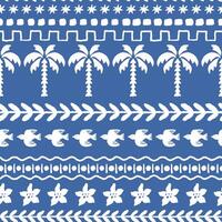 Palm Trees Stripe Pattern vector