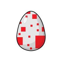 The Illustration of Egg Game Square vector