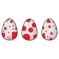 The Illustration of Egg Game Set vector