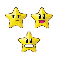 The Illustration of Star Bold Game Set vector