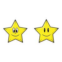 The Illustration of Twin Star Game vector