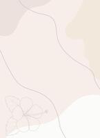 Flower Abstract Neutrals Background vector