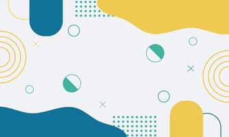abstract geometric background with circles and shapes vector