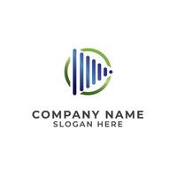 An abstract logo design for a company vector