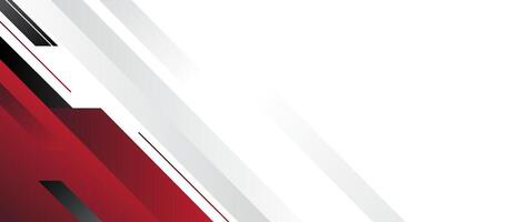 Abstract red and black background with diagonal lines vector
