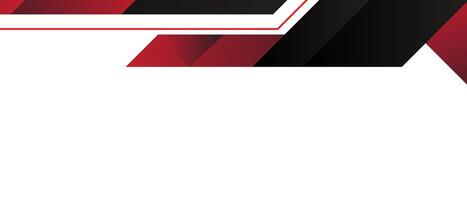 A red and black background with a white and black design vector