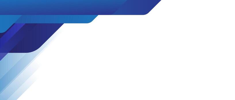 Blue and white abstract background with a curved shape vector