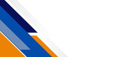 Dynamic abstract background featuring a geometric design with orange and blue diagonal lines. Ideal for modern presentations, digital graphics, and creative projects. vector