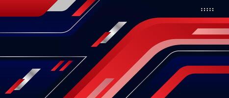 Abstract red and black lines on a black background vector