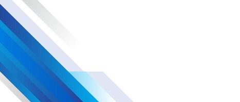 Blue and white abstract background with diagonal lines vector