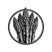 The Asparagus Icon. From Farm to Digital Design vector