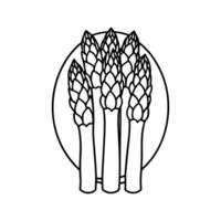The Art and Meaning of the Asparagus Icon vector