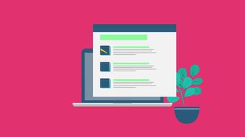 2D Animation Clip Online Scheduler, Worklist App, Time Management, and Task Checklist video