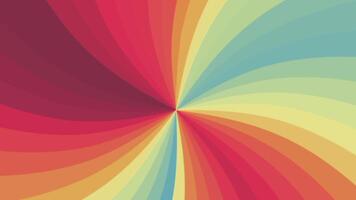 Abstract circular replace color spectrum neon light animation. Rainbow light flares motion. video
