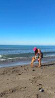 Experiencing Outdoor Fun and Enjoyment at the Beach Relishing the Sun and Waves video