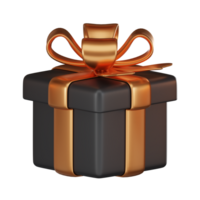 festivo compras do presente ícones para especial ocasiões. 3d render png