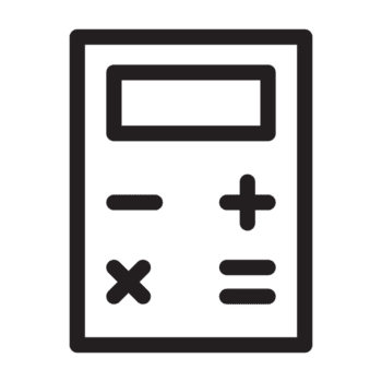 Calculator Icon, Mathematical and Calculation Icon, Calculation Tool Sign, Business and Finance Design Element png