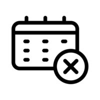 Cancel Event Calendar, Minus Calender, Cancel Event, Cancel Date png