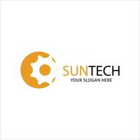 Futuristic Tech Logo Design with Digital Elements vector
