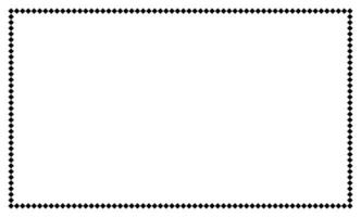 square rectangle picture frame white background vector