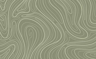 abstract olive liquid lines topographic background pattern vector