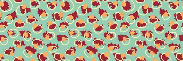 unique abstract spotted seamless pattern. Hand drawing organic circular shapes print. Colorful contemporary minimalist ornament vector