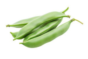 Pea pods isolated on a transparent background. png