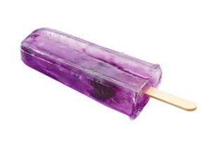 Fruity ice cream isolated on a transparent background. png