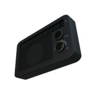 3d Render of Radio png