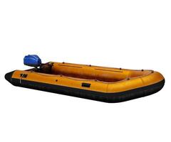 3d rendering motorized inflatable boat photo