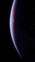 Planet Erde Globus Aussicht von Raum zeigen realistisch Erde Oberfläche video