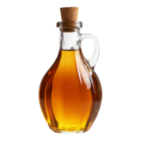 Antique Maple Syrup Bottle with Cork in the Middle Isolated on Transparent Background png
