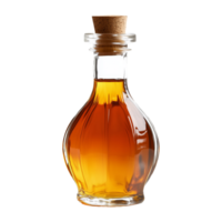 Maple Syrup Bottle Isolated on Transparent Background with Cork png