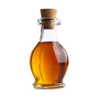 Old Maple Syrup Bottle with Cork Isolated on Transparent Background png