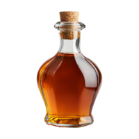 Maple Syrup Bottle with Cork Isolated on Transparent Background png