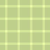 Picnic blanket background check, femininity texture fabric pattern. Velvet plaid textile seamless tartan in lime color. vector