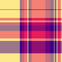 Textile seamless check of tartan fabric with a texture plaid pattern background. vector