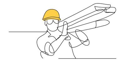 Construction Workers Color vector