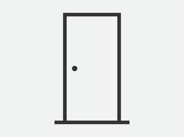 Close icon sign. Door icons symbol web design. vector