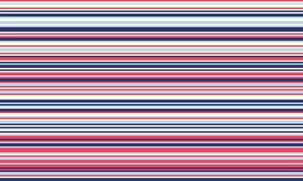 Geometric stripes seamless pattern with horizontal lines in varied colours, creating an abstract background. Ideal for textile design, wallpaper, or graphic prints. vector