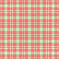 Faded seamless fabric, swatch background check tartan. Countryside texture textile pattern plaid in light and red colors. vector